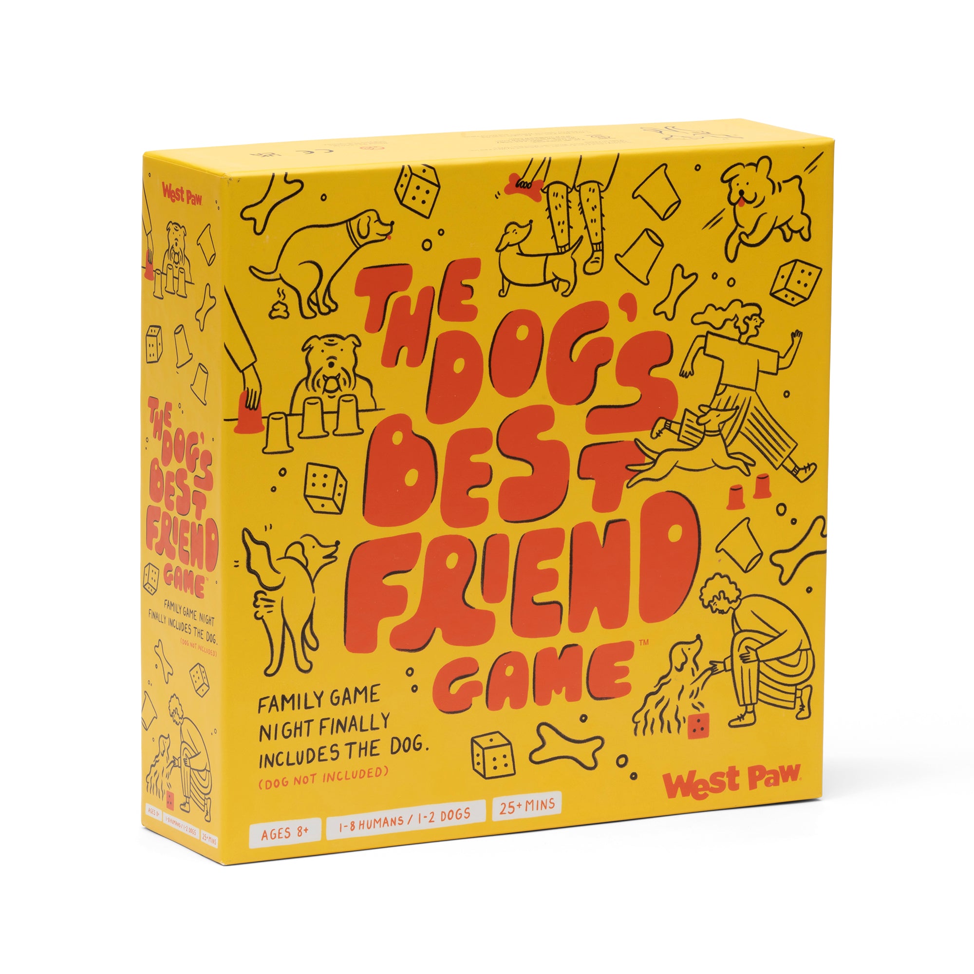 Someone has been missing from family game night, but not anymore! Now your dog gets to be the life of the party! Unleash the fun and sneak in some training with this simple, silly game where humans laugh, dogs win, and best friends matter most.