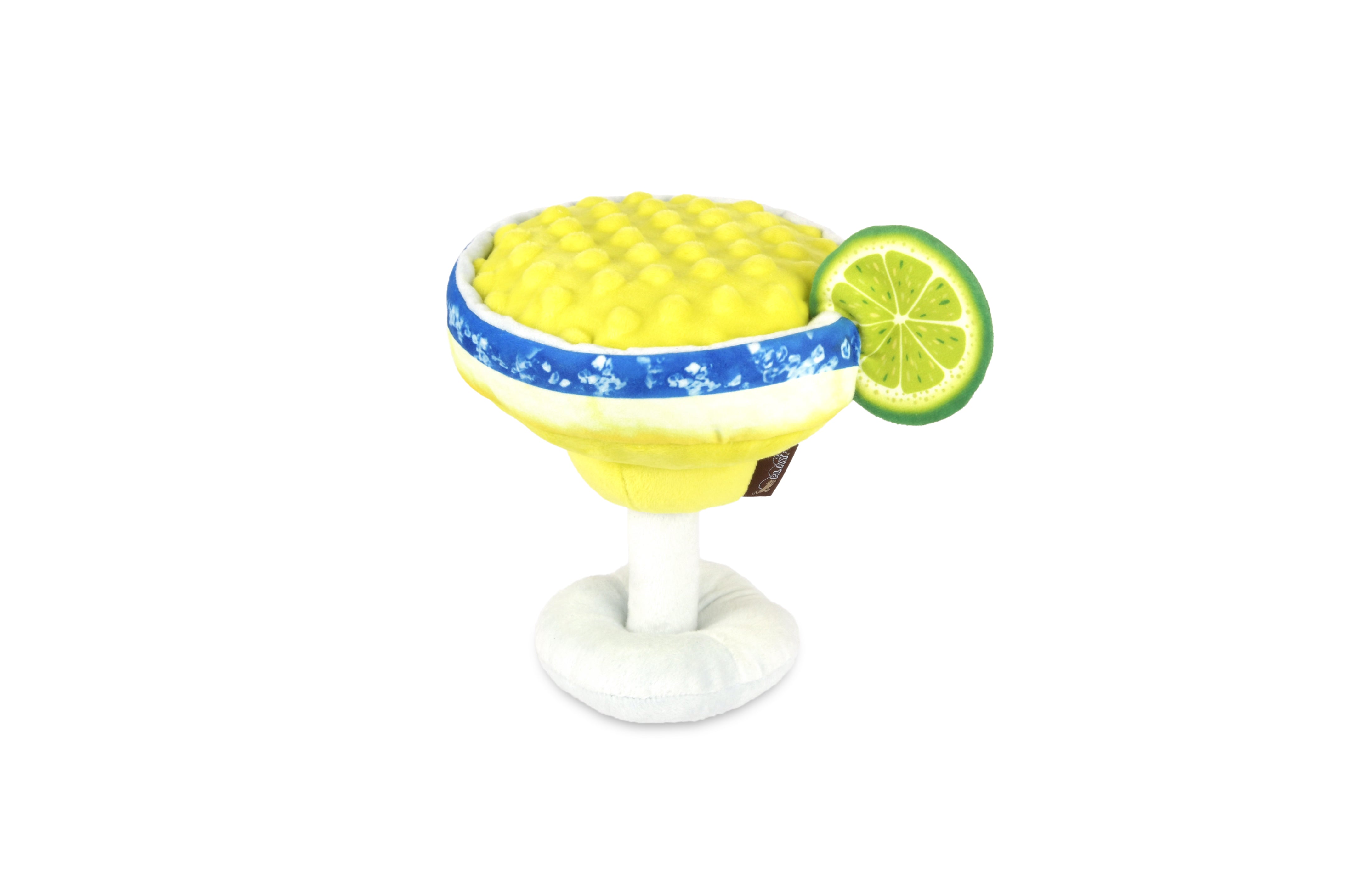 P.L.A.Y. plush dog toys are certified non-toxic, made with durable double-layered fabrics that feature reinforced stitching for extra durability, and are filled with PlanetFill® filler made from 100% post-consumer certified-safe recycled plastic bottles.