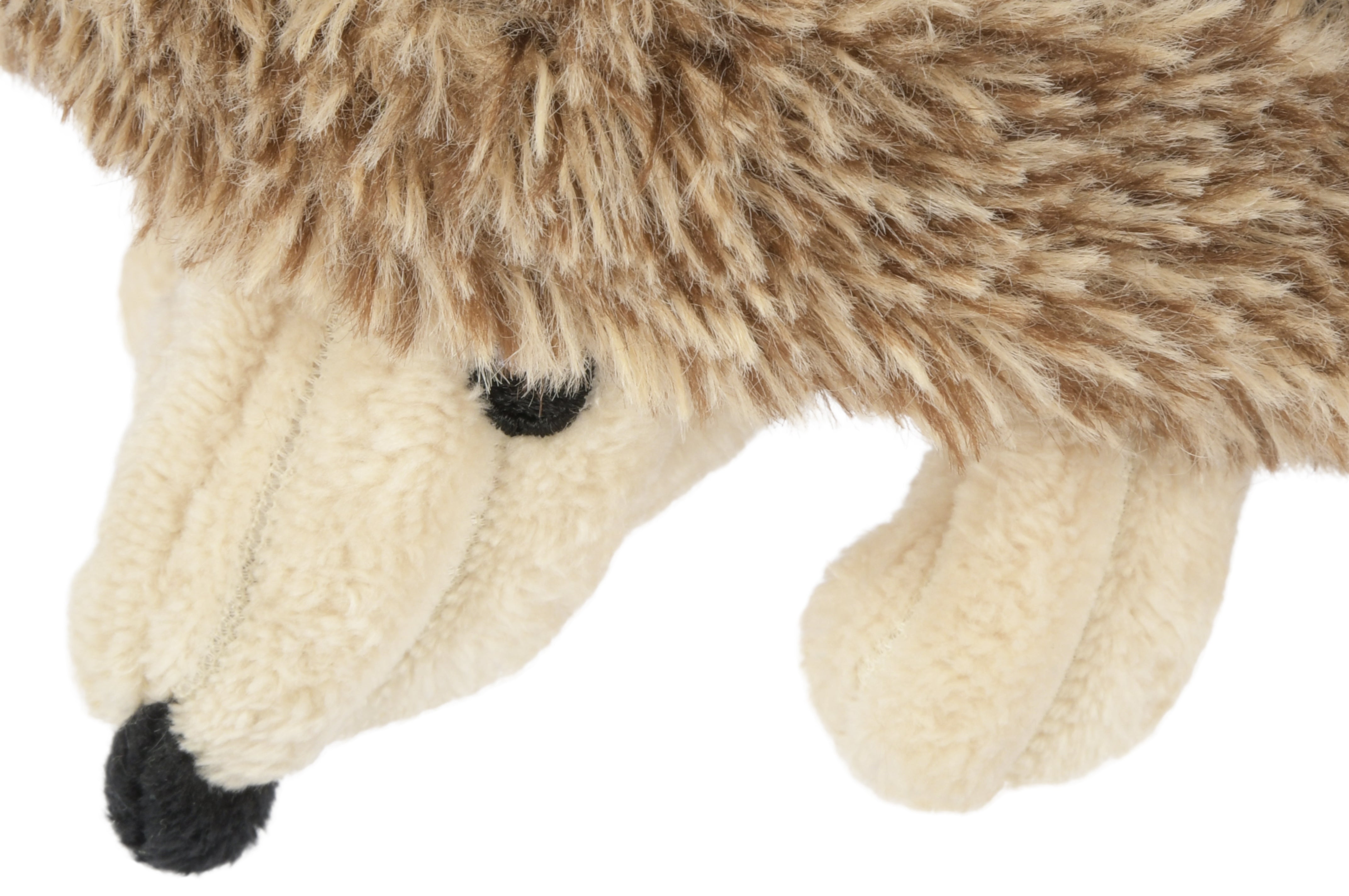 P.L.A.Y. plush dog toys are certified non-toxic, made with durable double-layered fabrics that feature reinforced stitching for extra durability, and are filled with PlanetFill® filler made from 100% post-consumer certified-safe recycled plastic bottles.