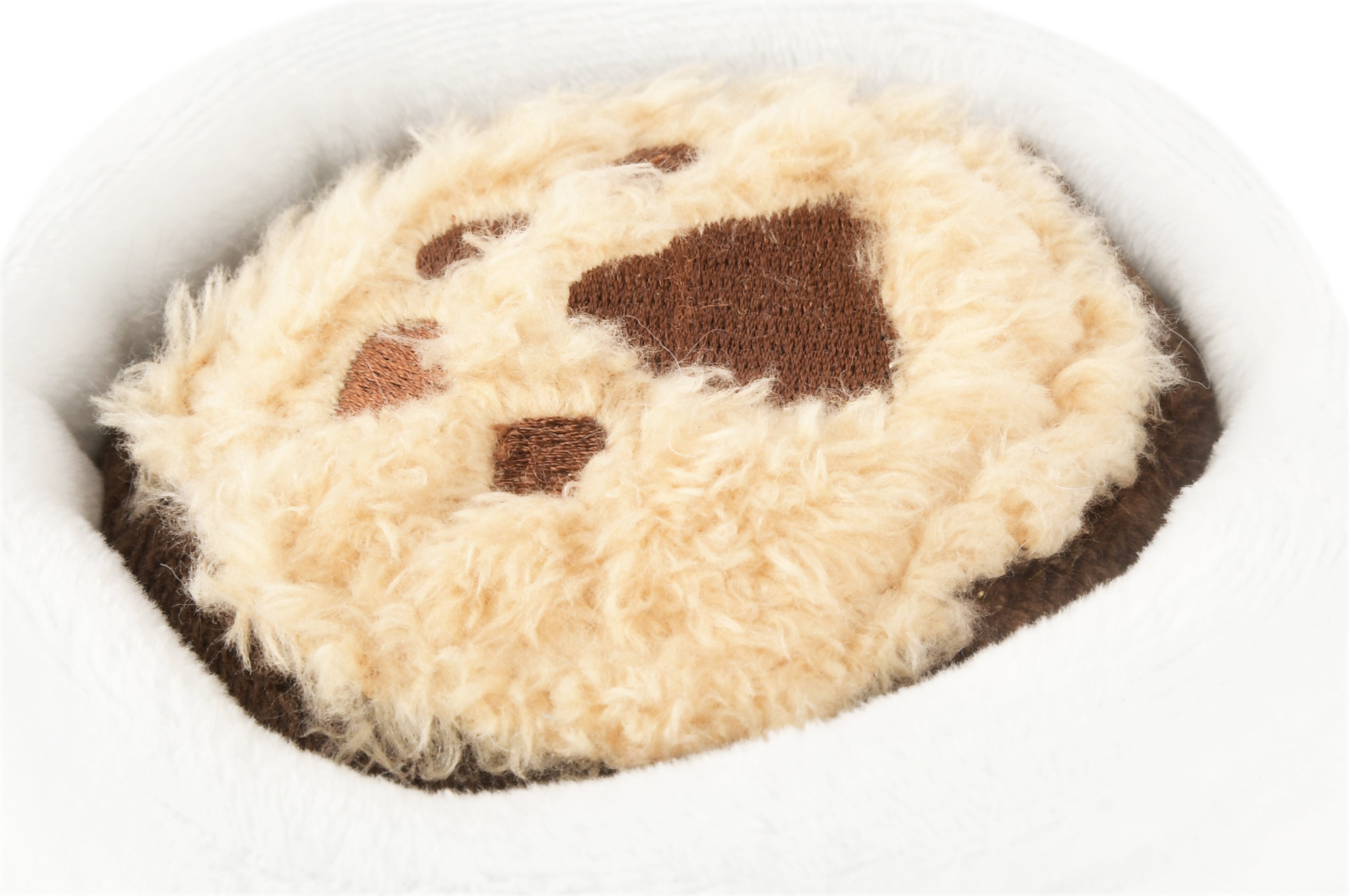 P.L.A.Y. plush dog toys are certified non-toxic, made with durable double-layered fabrics that feature reinforced stitching for extra durability, and are filled with PlanetFill® filler made from 100% post-consumer certified-safe recycled plastic bottles.