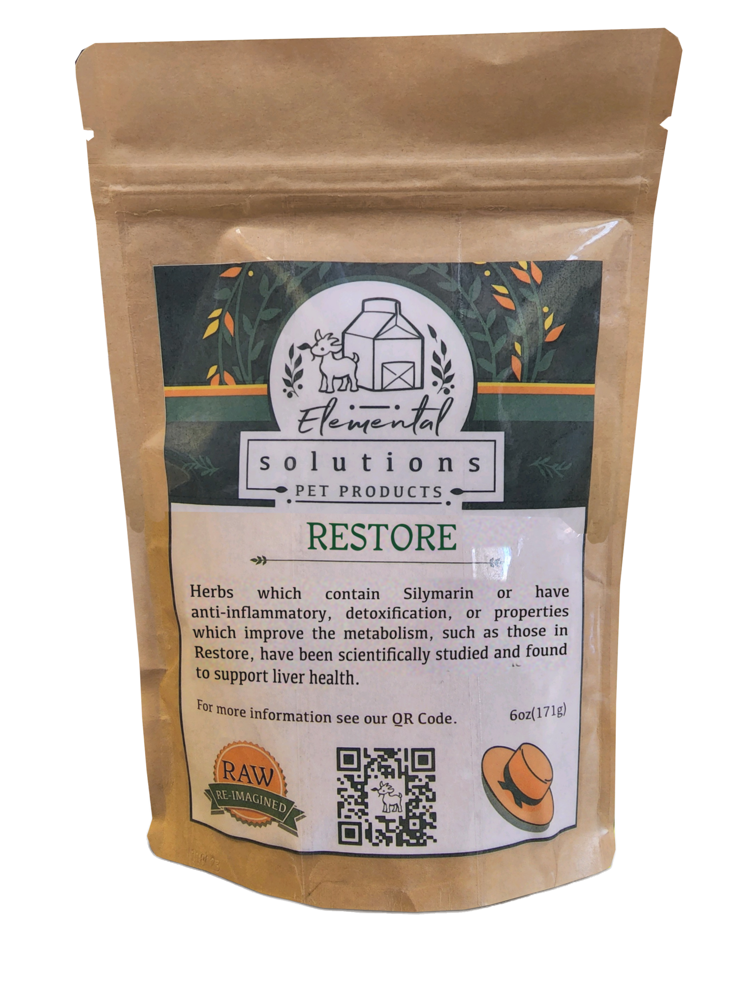 Restore assists with Phase II functions of the liver. The role of Phase II liver detoxification is to make sure toxins do not build up and are moved to the kidneys and gallbladder to exit the body.
