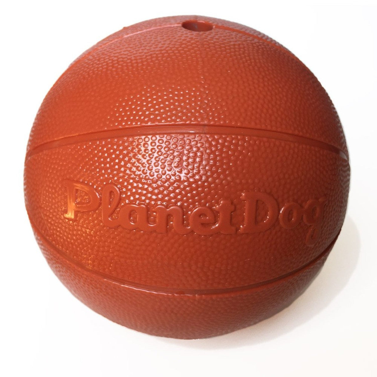 Your dog is sure to get caught traveling with this authentic basketball made from the award-winning Orbee-Tuff material, which is 100% recyclable and non-toxic. Ball is durable, bouncy, buoyant, and perfect for tossing, fetching, and bouncing.