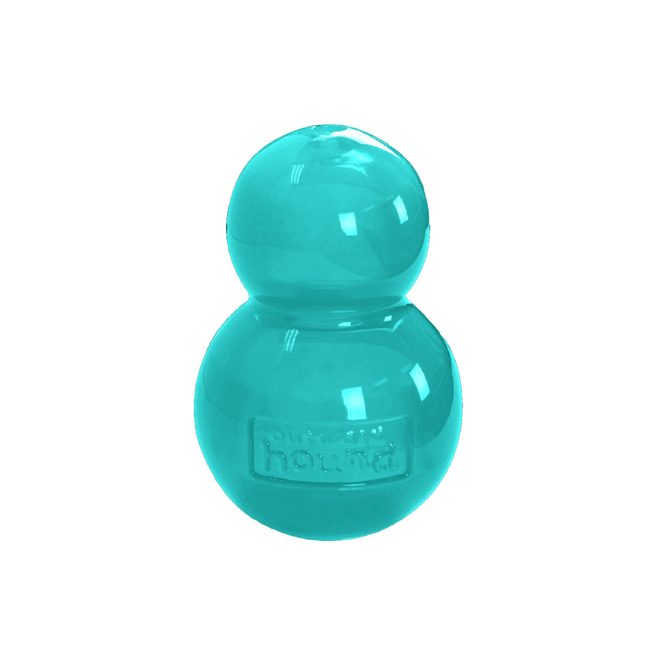 Double-Tuff is a durable interactive treat stuffer that caters to natural chewing instincts while offering mental stimulation for dogs as they work to release the goodies stuffed inside. Toy is durable, bouncy, buoyant, and perfect for tossing, fetching, and bouncing. Its asymmetrical doubled design makes for unpredictable bounces that dogs love to chase.