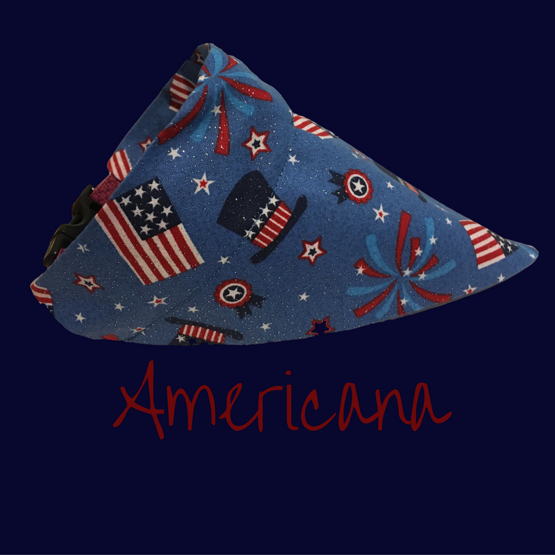 Adorable bandana that slides on to your dog's collar.