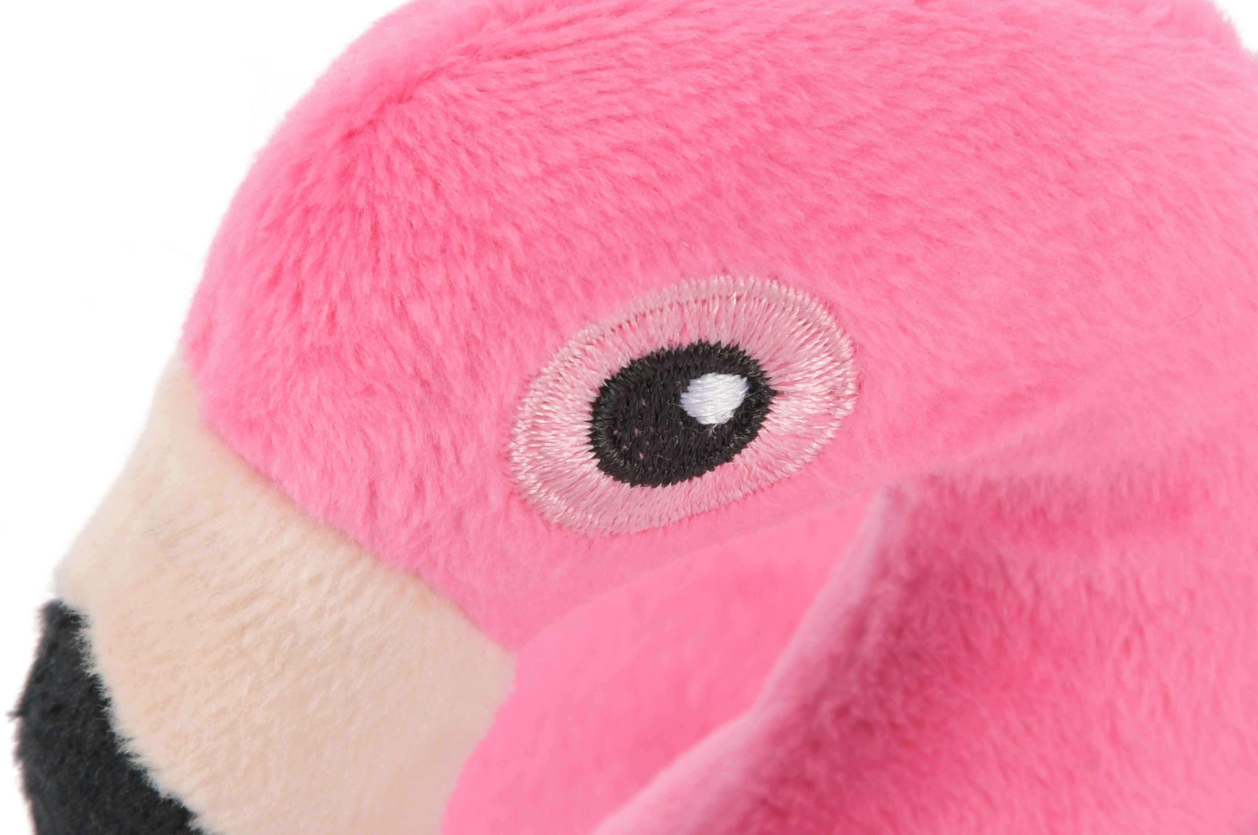 P.L.A.Y. plush dog toys are certified non-toxic, made with durable double-layered fabrics that feature reinforced stitching for extra durability, and are filled with PlanetFill® filler made from 100% post-consumer certified-safe recycled plastic bottles.