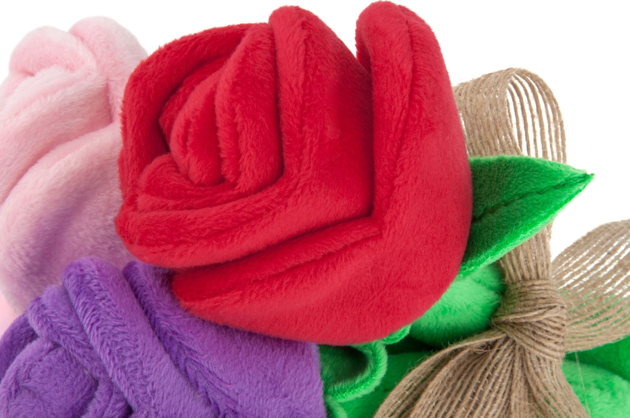 P.L.A.Y. plush dog toys are certified non-toxic, made with durable double-layered fabrics that feature reinforced stitching for extra durability, and are filled with PlanetFill® filler made from 100% post-consumer certified-safe recycled plastic bottles.