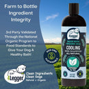 Provide relief of red, itchy, and inflamed skin with this hypoallergenic and USDA Organic dog shampoo from 4-Legger. Recommended by holistic veterinarians as a natural alternative to medicated anti-fungal shampoo.