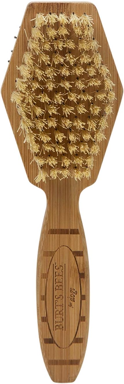 Double Sided Pin and Hemp Bristle Dog Brush