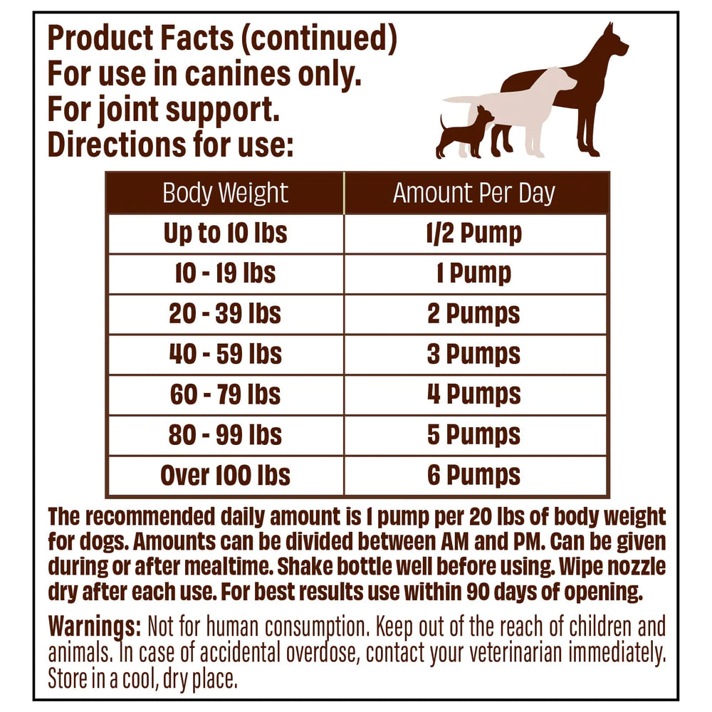 Glucosamine is the #1 ingredient recommended by veterinarians for treating dogs with hip and joint issues and preventing these problems in puppies who are predisposed to them. It provides support for healthy bones, joint strength, and connective tissues while helping to ease discomfort by promoting mobility and flexibility.