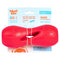Qwizl is an award-winning toy designed to extend the life of expensive dog treats while keeping your dog busy. The side openings release scent while the continuous interior opening and flexible ridges allow treats to extend out while staying in place. The curved shape makes Qwizl easy for dogs to hold with their paws.