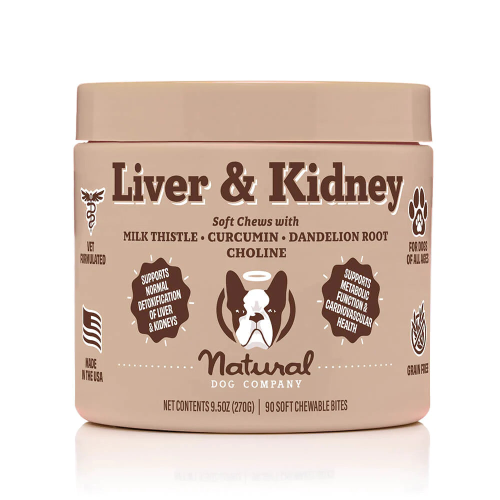 The liver and kidneys are vital organs that play a crucial role in filtering toxins and maintaining your dog's overall vitality and longevity. These daily supplement chews are designed to promote the function of these organs.