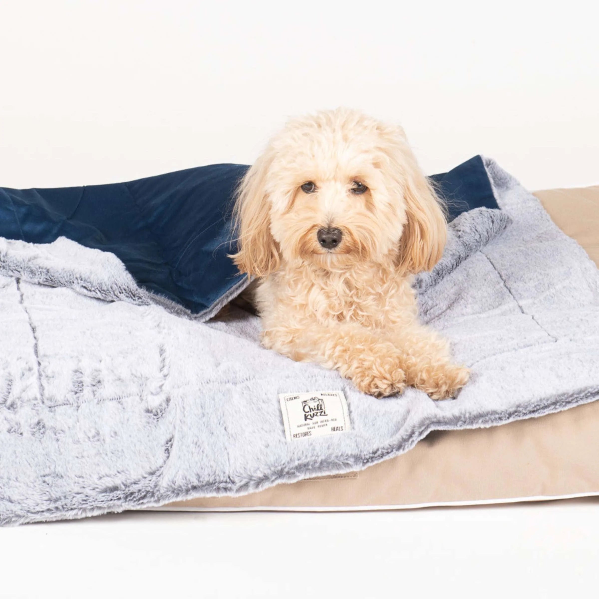 The innovative Chill Kuzzi technology supports better overall health by using naturally occurring FIR therapy (Far Infrared Rays) to stimulate blood circulation and oxygen flow. Blanket combines style with cutting-edge Far infrared (FIR) reflecting bio mineral technology that helps relax, calm, heal, restore, and improves overall wellness.