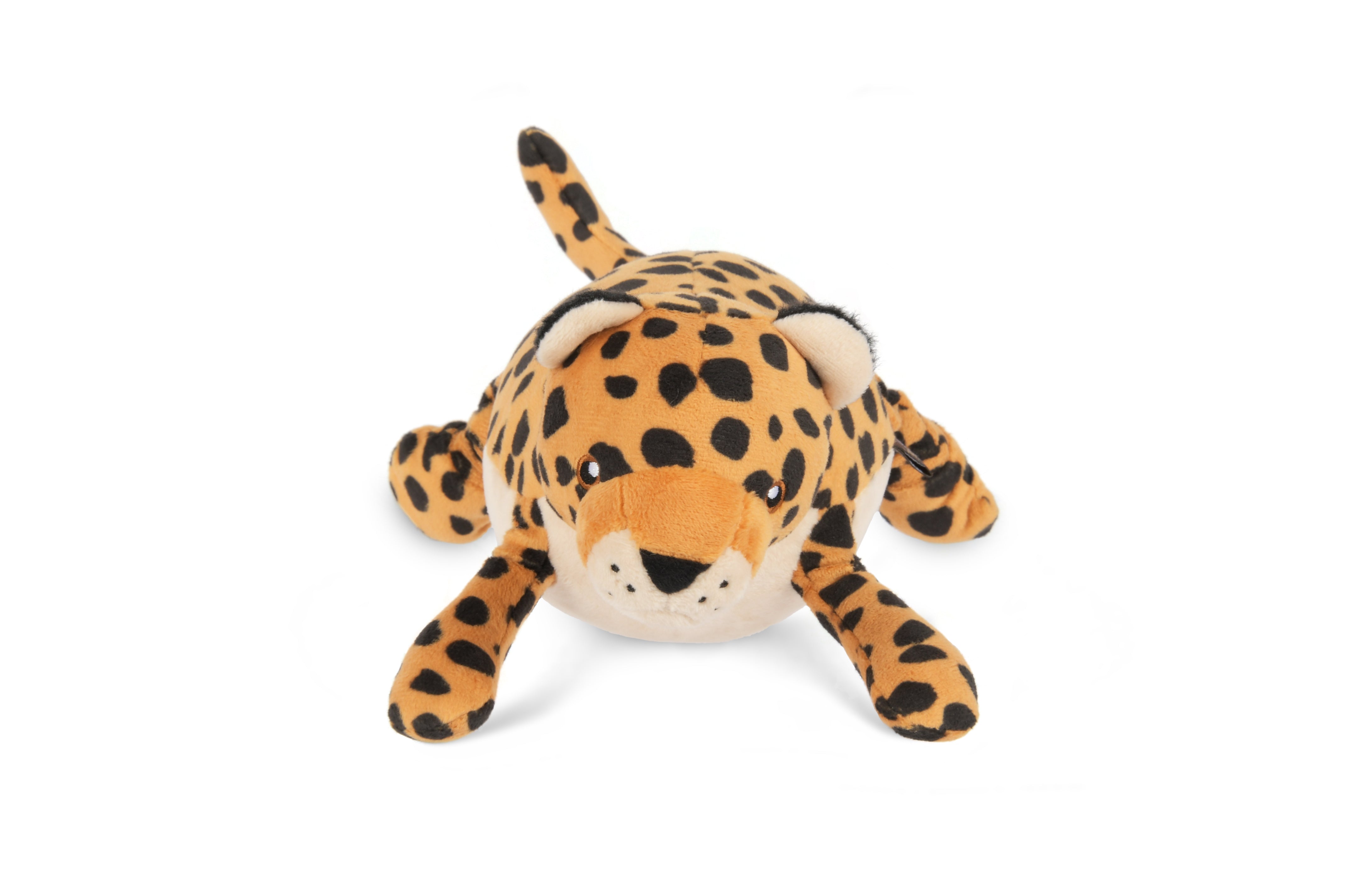 P.L.A.Y. plush dog toys are certified non-toxic, made with durable double-layered fabrics that feature reinforced stitching for extra durability, and are filled with PlanetFill® filler made from 100% post-consumer certified-safe recycled plastic bottles.