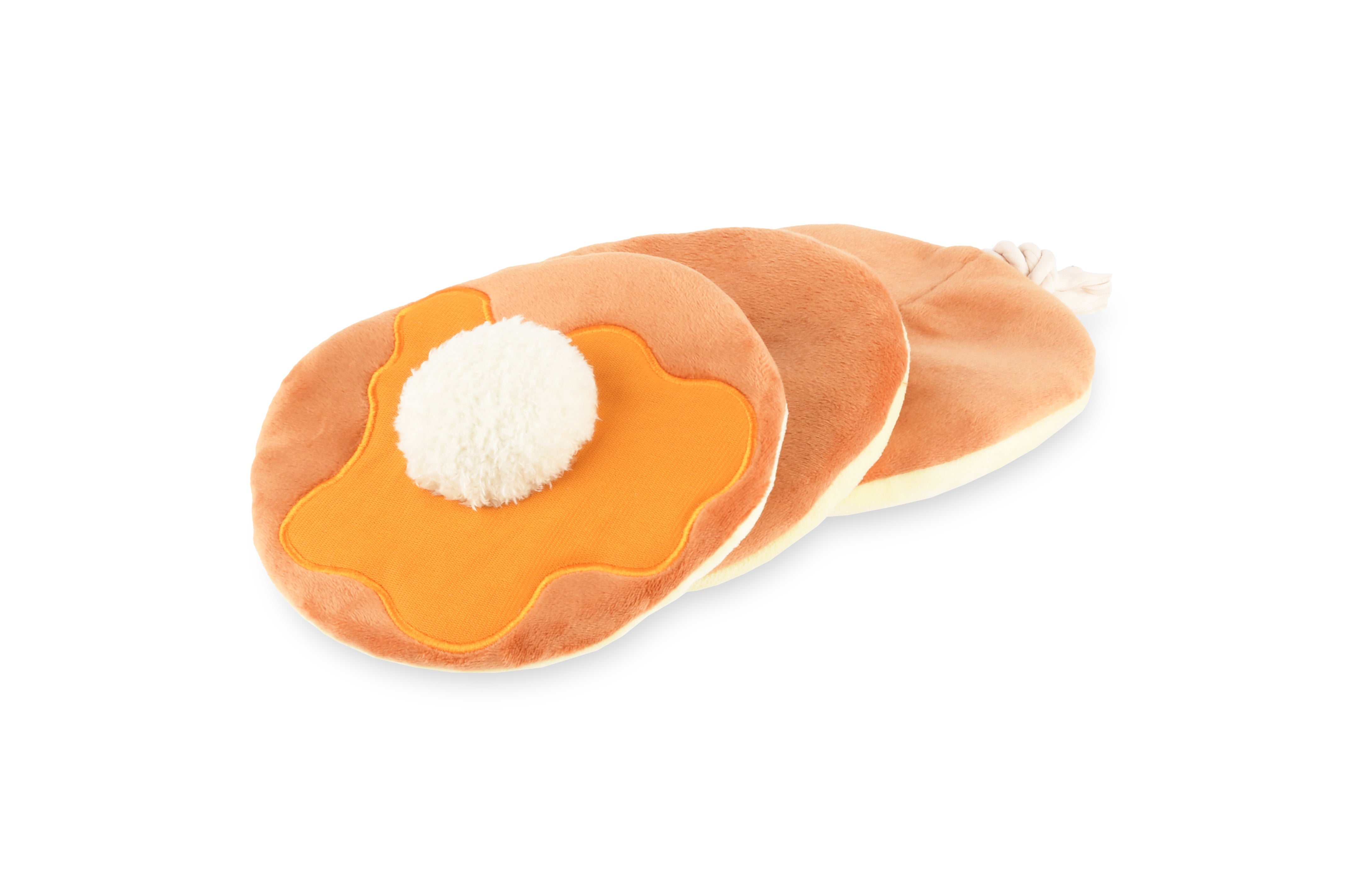 P.L.A.Y. plush dog toys are certified non-toxic, made with durable double-layered fabrics that feature reinforced stitching for extra durability, and are filled with PlanetFill® filler made from 100% post-consumer certified-safe recycled plastic bottles.