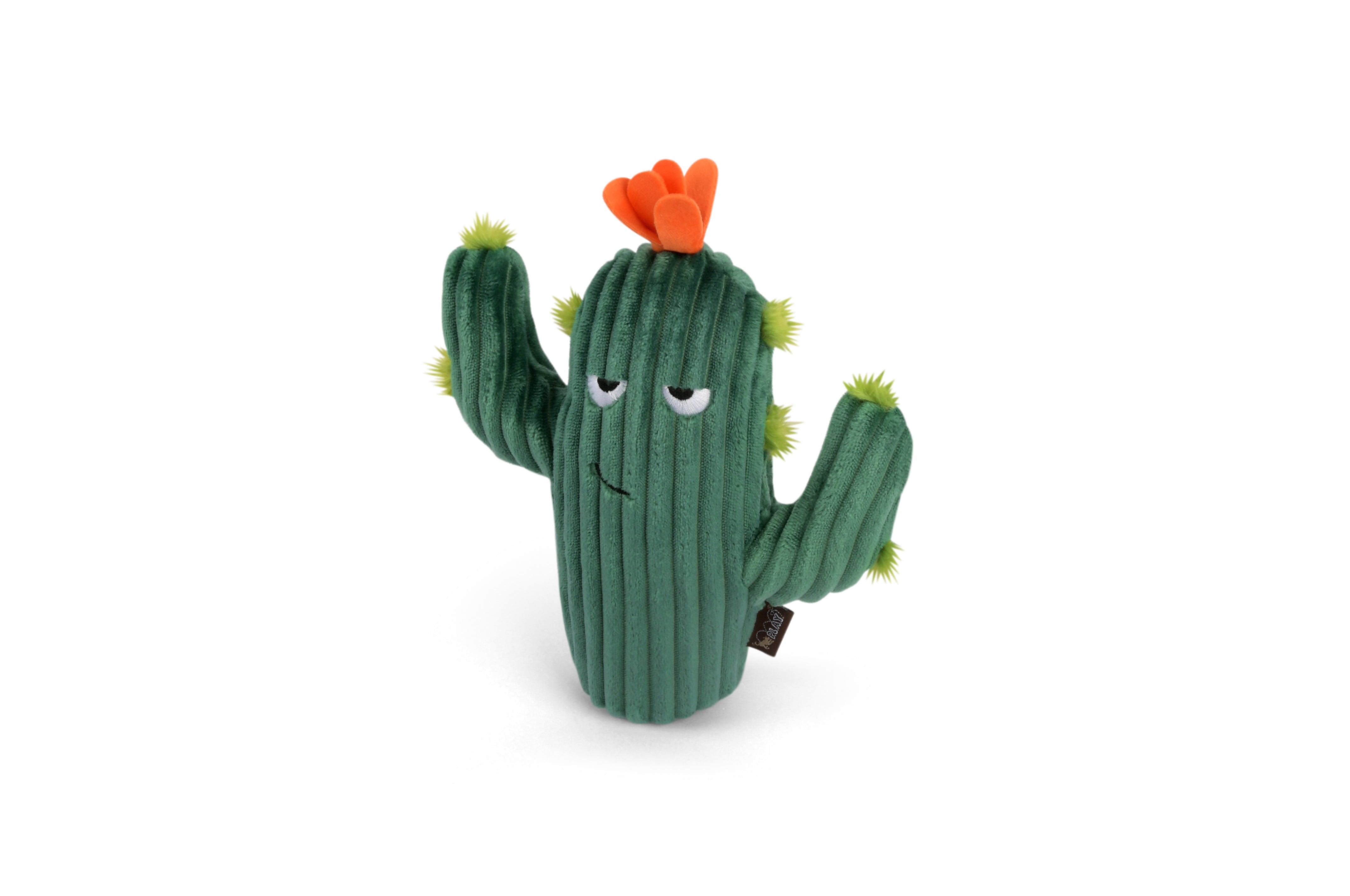 P.L.A.Y. plush dog toys are certified non-toxic, made with durable double-layered fabrics that feature reinforced stitching for extra durability, and are filled with PlanetFill® filler made from 100% post-consumer certified-safe recycled plastic bottles.