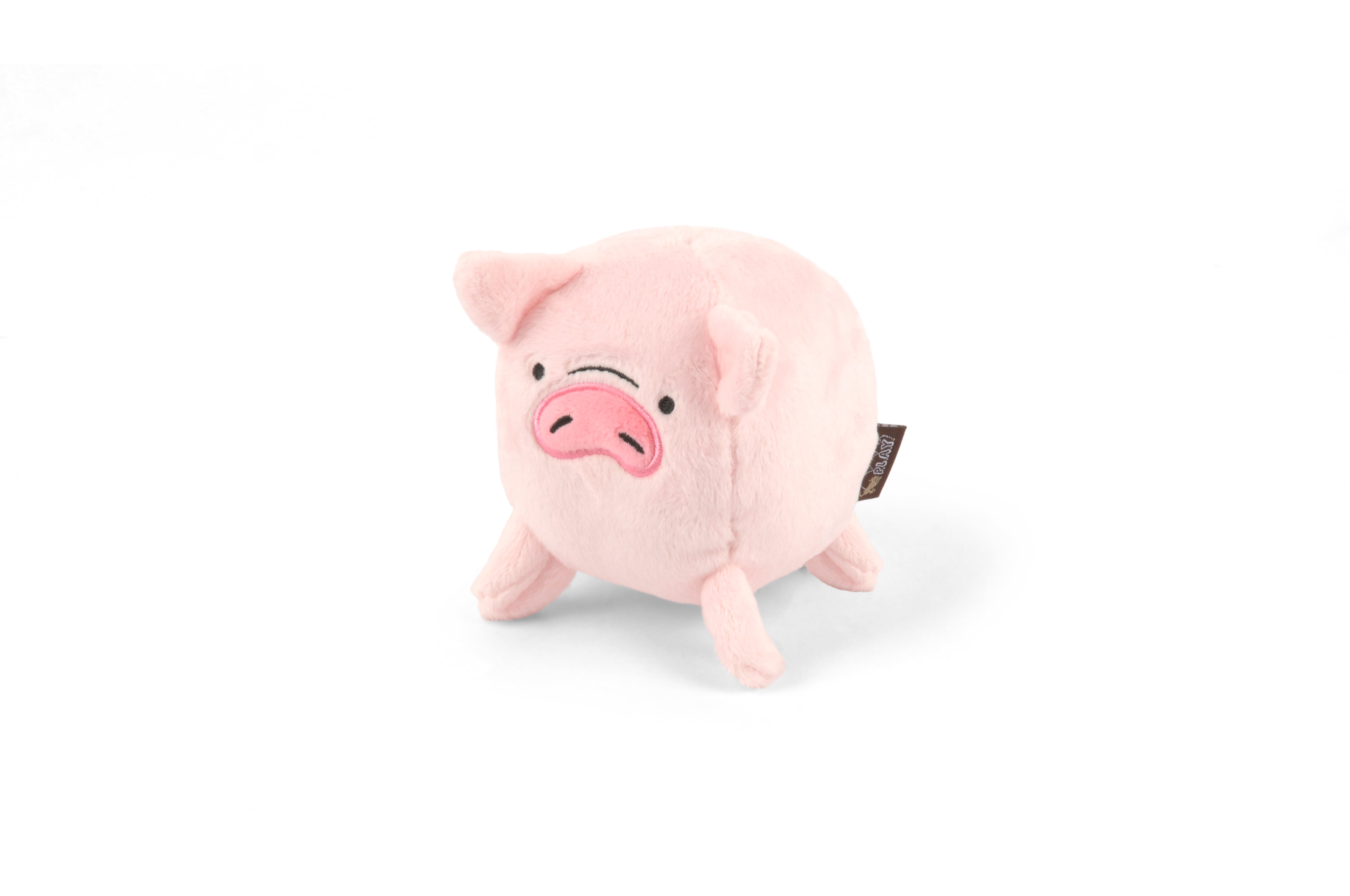 Barnyard Buddies plush pig dog toy.