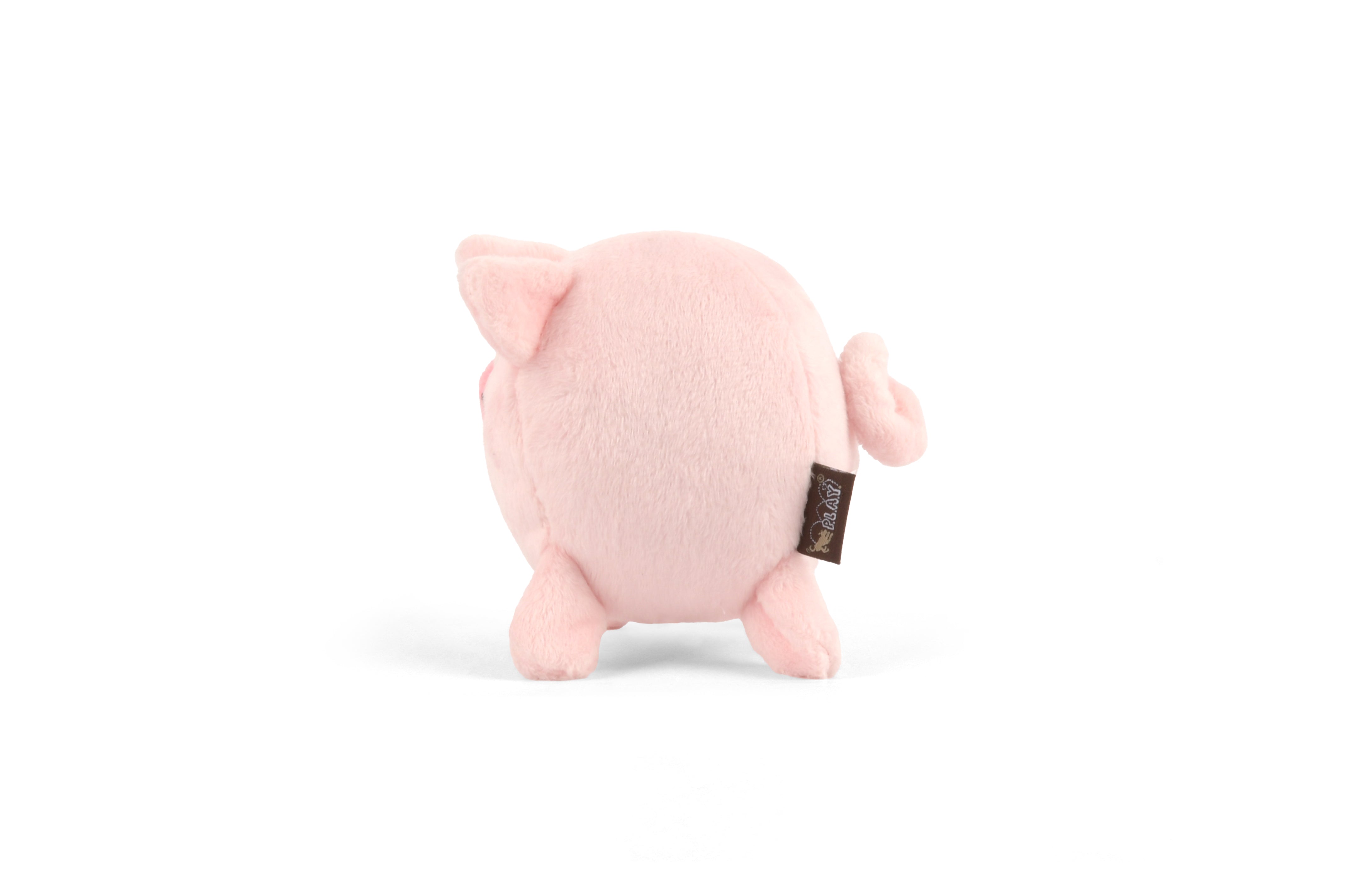 Barnyard Buddies plush pig dog toy.
