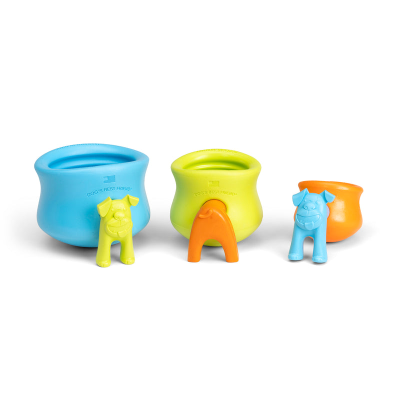 Toppl Stopper is an accessory for Toppl (NOT A TOY) that is designed to keep it plugged, stable, and upright for filling and freezing your dog's favorite snacks. Fits all Toppl sizes to make meal and treat creations easier and cleaner. Remove before use.