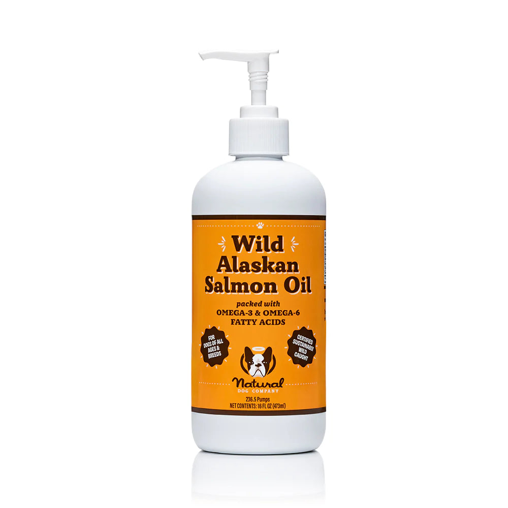 Salmon oil is one of the best supplements to add to your dog's diet as it supports immune, cognitive, joint, and heart health. Sustainably made from wild-caught salmon and free from fillers, additives, and preservatives. Product is shelf stable.