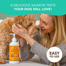 Salmon oil is one of the best supplements to add to your dog's diet as it supports immune, cognitive, joint, and heart health. Sustainably made from wild-caught salmon and free from fillers, additives, and preservatives. Product is shelf stable.