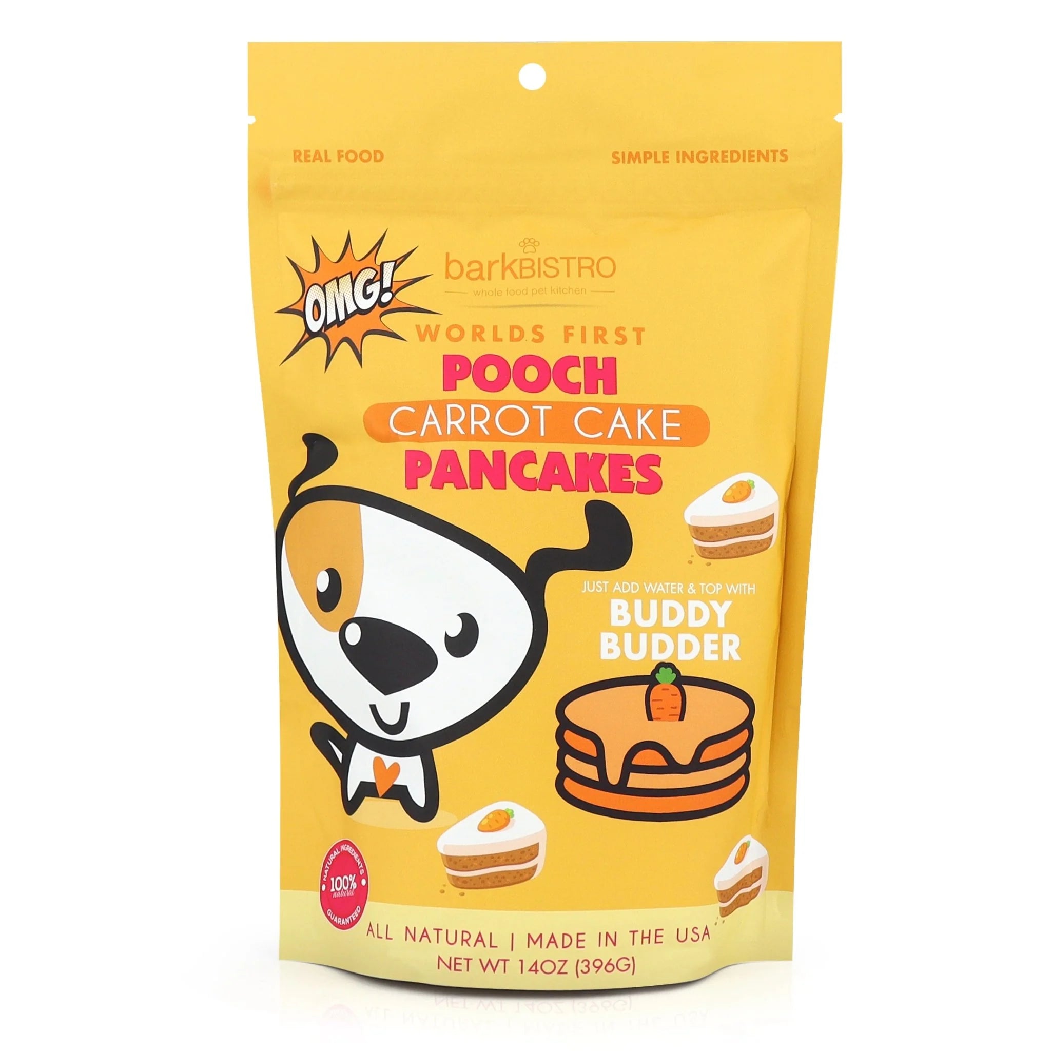 Pooch Pancakes are the perfect treat for birthdays, gotcha days, or any days! Dry pancake mix is 100% natural and made in the USA from high-quality, regionally sourced ingredients.