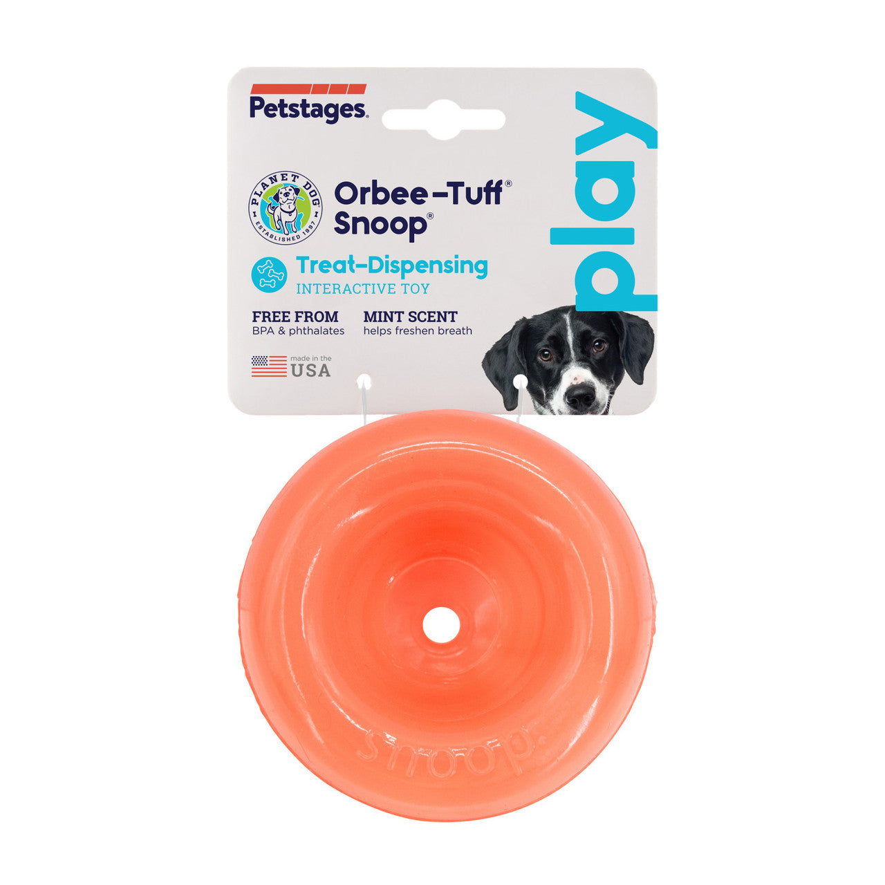 Lil' Snoop is a translucent and pliable ball with a deep crevice that conceals treats. Dogs will need to pounce, nudge, nose, and nibble the ball to release the treats hidden inside. This treat dispensing puzzle toy keeps dogs engaged, drives brain stimulation, and promotes self-play.