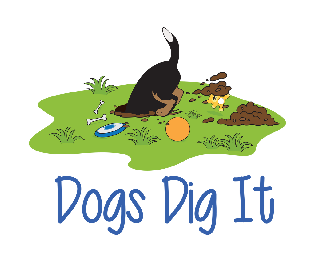 Dog Digging Clipart
