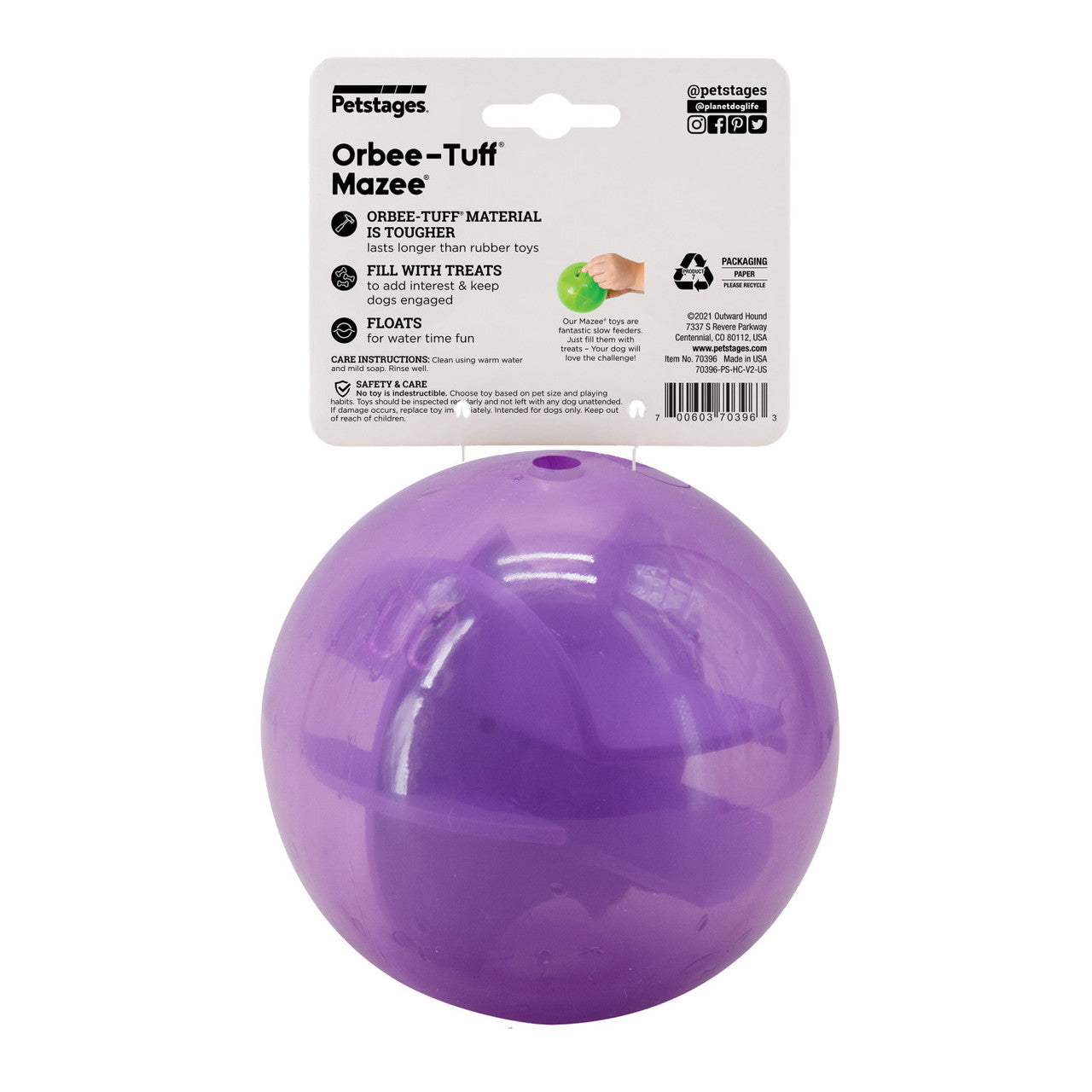 Mazee is an engaging, rewarding, and fun interactive puzzle toy that combines the mental stimulation of a puzzle, with the tasty reward of a treat. This is a great toy for dogs who need a rewarding brain teaser or a slow feeder to encourage slow eating habits.