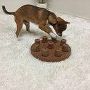 The Dog Smart puzzle helps reduce destructive behavior and fights boredom by keeping your dog busy exercising their mind. A positive activity that will strengthen the human/canine bond. Fun for all dogs, regardless of age, size, or breed. Puzzle is made from a non-toxic composite material that is easy to clean!