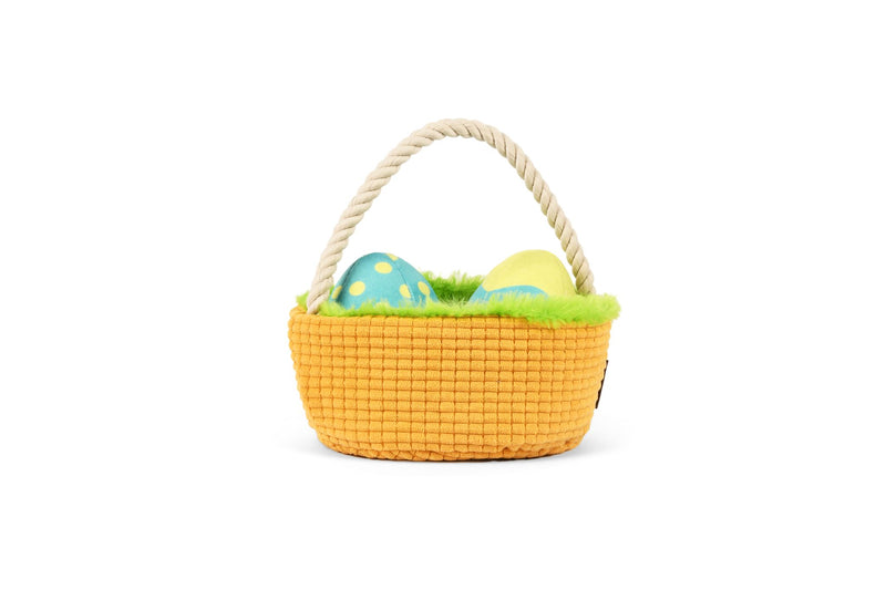 P.L.A.Y. plush dog toys are certified non-toxic, made with durable double-layered fabrics that feature reinforced stitching for extra durability, and are filled with PlanetFill® filler made from 100% post-consumer certified-safe recycled plastic bottles.