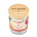 Pet House candles are hand-poured, and made from 100% natural, dye-free soy wax. Comes in a 9 oz. glass jar. Fragrance profile is a delectable mix of exotic fruit featuring guava, dragon fruit, and kiwi with a hint of fresh mango and orange.