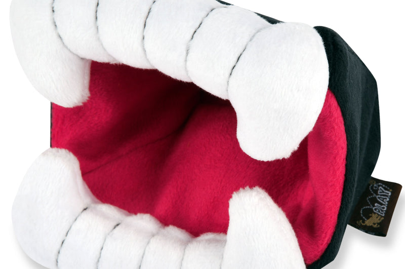 P.L.A.Y. plush dog toys are certified non-toxic, made with durable double-layered fabrics that feature reinforced stitching for extra durability, and are filled with PlanetFill® filler made from 100% post-consumer certified-safe recycled plastic bottles.