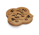 The Dog Hide n' Slide puzzle helps reduce destructive behavior and fights boredom by keeping your dog busy exercising their mind. A positive activity that will strengthen the human/canine bond. Fun for all dogs, regardless of age, size, or breed. Puzzle is made from a non-toxic composite material that is easy to clean! No removable parts.
