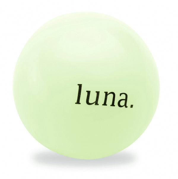 Luna is made from the award-winning Orbee-Tuff material, which is 100% recyclable and non-toxic. Ball GLOWS IN THE DARK, and is durable, bouncy, buoyant, and perfect for tossing, fetching, and bouncing. Toy is infused with natural mint oil.