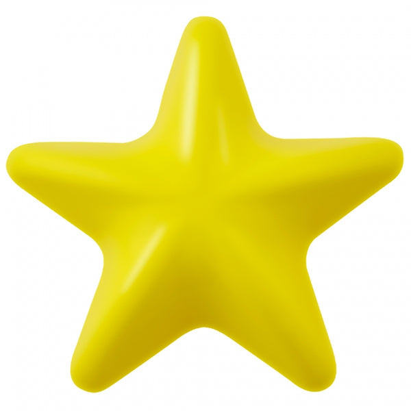 Lil' Dipper Yellow Star is made from the award-winning Orbee-Tuff material, which is 100% recyclable and non-toxic. Toy is durable, bouncy, buoyant, and perfect for tossing, fetching, and bouncing. Infused with natural mint oil.