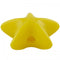 Lil' Dipper Yellow Star is made from the award-winning Orbee-Tuff material, which is 100% recyclable and non-toxic. Toy is durable, bouncy, buoyant, and perfect for tossing, fetching, and bouncing. Infused with natural mint oil.