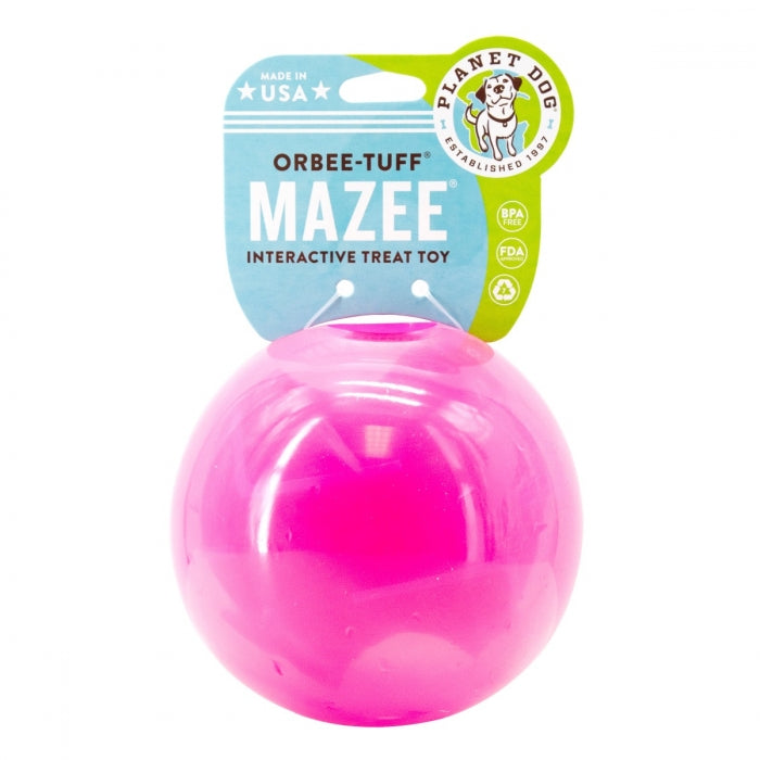 Mazee is an engaging, rewarding, and fun interactive puzzle toy that combines the mental stimulation of a puzzle, with the tasty reward of a treat. This is a great toy for dogs who need a rewarding brain teaser or a slow feeder to encourage slow eating habits.