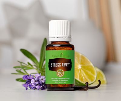 Stress Away is an essential oil blend that can be used on dogs and people. Its sweet, citrus, and tropical aroma promotes peace and tranquility and helps relieve stress and nervous tension to restore relaxation and a calm environment. It is a great essential oil blend for dogs who have been through any type of trauma.