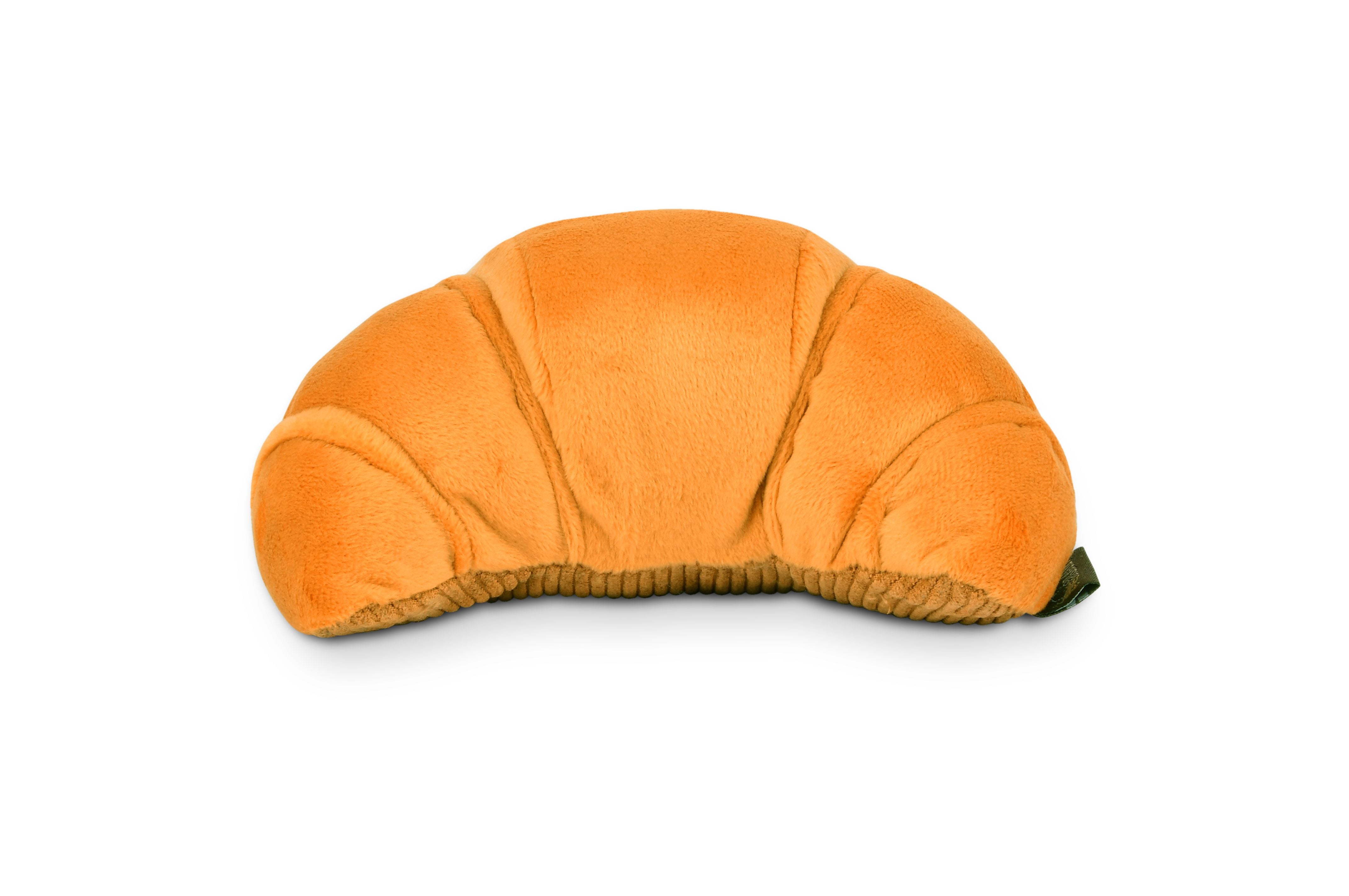 P.L.A.Y. plush dog toys are certified non-toxic, made with durable double-layered fabrics that feature reinforced stitching for extra durability, and are filled with PlanetFill® filler made from 100% post-consumer certified-safe recycled plastic bottles.