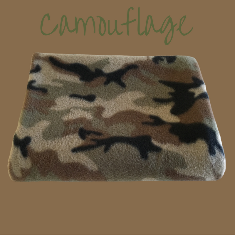 40" x 50" handmade fleece blanket for you or your pets. Blanket edges are finished.