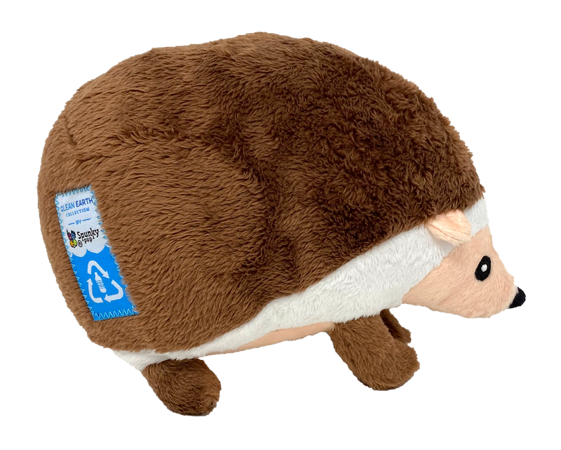 Clean Earth dog toys are made from 100% recycled plastic water bottles; including the fabric, stuffing, binding, and thread. Each toy redirects waste from up to 9 plastic water bottles from ending up in oceans, waterways, and landfills. Toy is durable, floats, and includes a built-in squeaker for added fun!