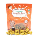 Coco-Milk Bones are crunchy and delicious treats that support optimal immune and digestive health in your dog. Treats are made with creamy organic coconut milk which is rich in medium chain triglycerides and is a healthy source of beneficial fatty acids.