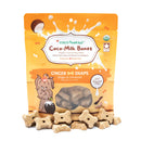 Coco-Milk Bones are crunchy and delicious treats that support optimal immune and digestive health in your dog. Treats are made with creamy organic coconut milk which is rich in medium chain triglycerides and is a healthy source of beneficial fatty acids.