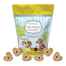 CocoTherapy Pure Hearts Coconut Cookies do not contain dairy, eggs, or grains, which make them perfect for dogs on a limited ingredient diet or those with allergies or sensitive tummies. The fat content in Pure Hearts Coconut Cookies comes from organic coconut oil.