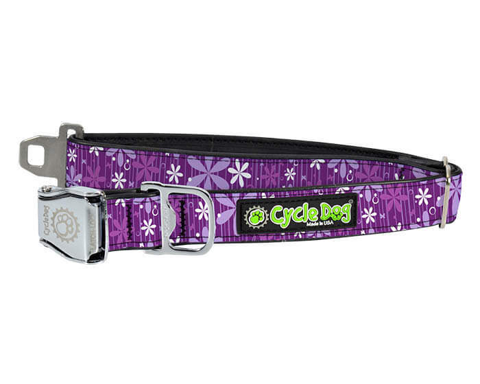 The Waterproof No-Stink Collars from Cycle Dog are stylish, functional, durable, easy to clean, perfect for everyday wear, eco-friendly, and Made in the USA. Collars feature a separate loop for I.D. tags/lights, bottle opener/leash loop, and a latch-lock metal buckle that is 4 times stronger than plastic.