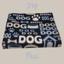 40" x 50" handmade fleece blanket for you or your pets. Blanket edges are finished.