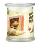 Pet House candles are hand-poured, and made from 100% natural, dye-free soy wax. Comes in an 8.5 oz. glass jar. Fragrance profile is a traditional holiday scent, including fir needles, cinnamon, cloves, and nutmeg.