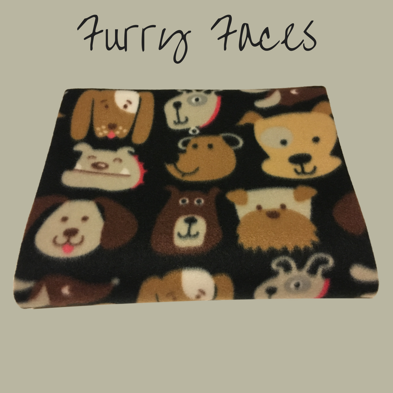 40" x 50" handmade fleece blanket for you or your pets. Blanket edges are finished.