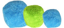 The Fuzzies! Fuzz Ball dog toy is a favorite among our customers and a top seller for multi-dog households and doggie daycare centers. This durable and soft dog toy is eco-friendly and made in the USA. It features a Duraplush 2-ply bonded outer material, Stitchguard internal seams, and eco-fill recycled filling.