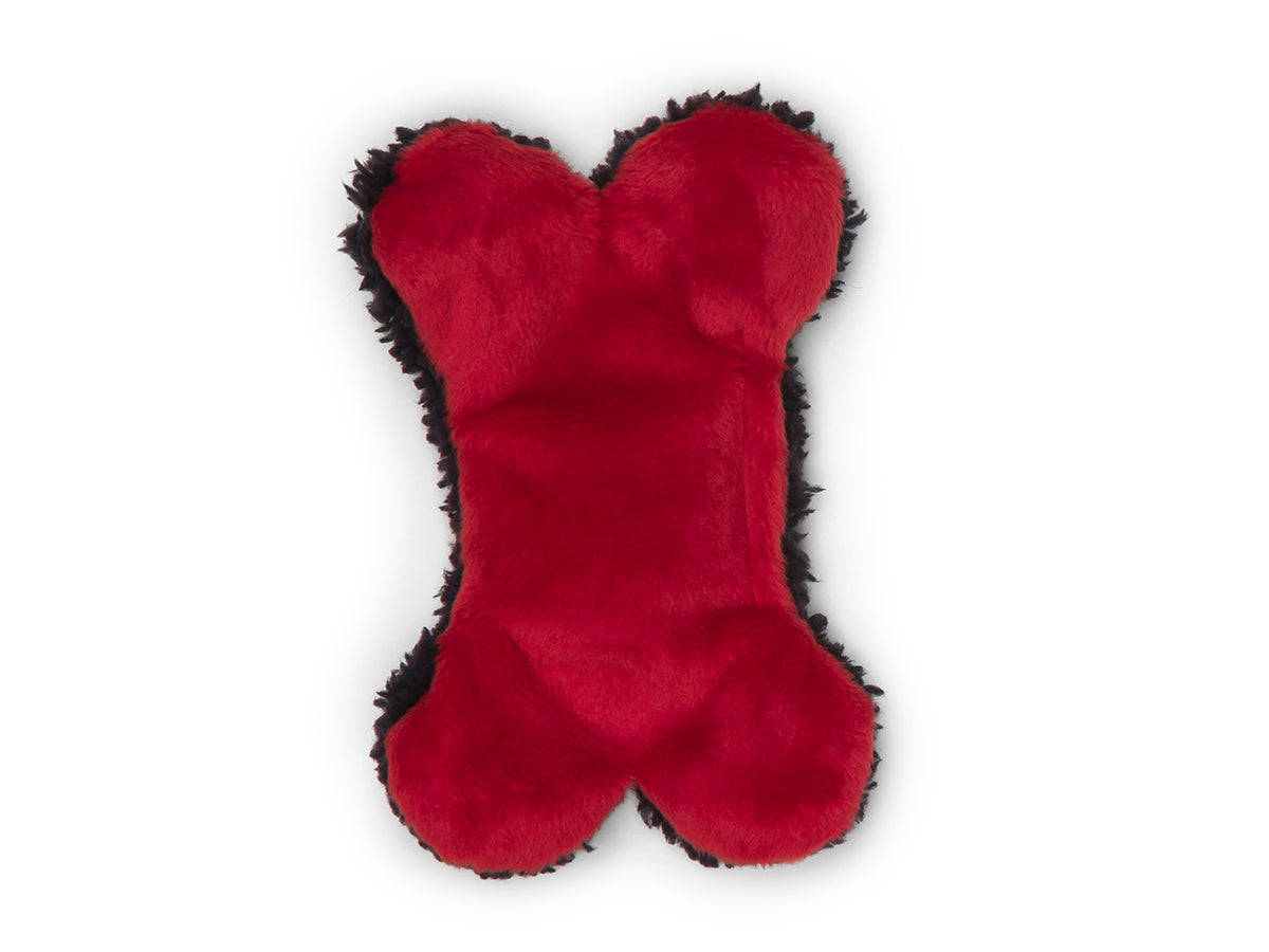 The Merry Bones are sure to delight any dog with its attention-grabbing squeaker and eye-catching colors. Made of 100% eco-friendly IntelliLoft fabric and fill.